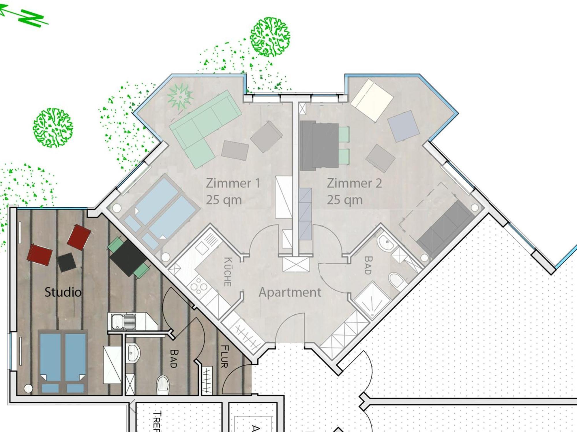 Apartment Heller Am Hasselkopf Браунлаге Стая снимка